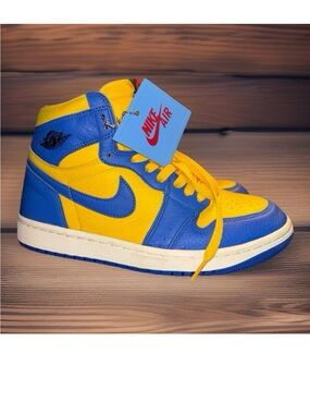 Women's Air Jordan 1 Retro High OG 'Reverse Laney' Sneakers, or Women’s size 8